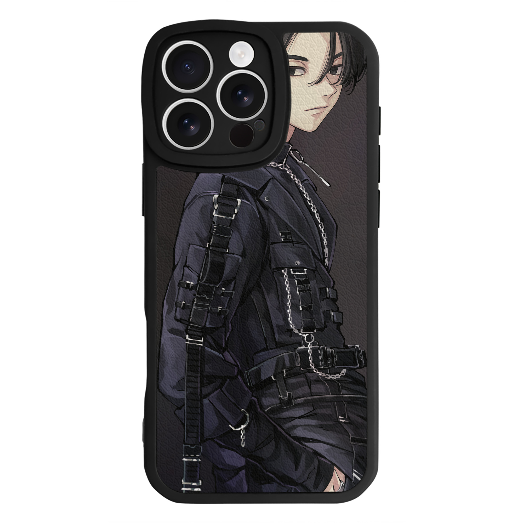 （画像用） 東京リベンジャーズ Tokyo Revengers 【iPhone 16シリーズ対応】シリコンスマホケース（レザー調） 材質：シリコン